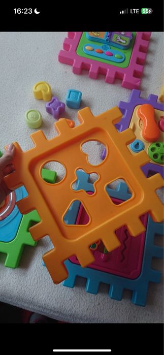 Kostka edukacyhna zabawka dla dwulatka trzylatka