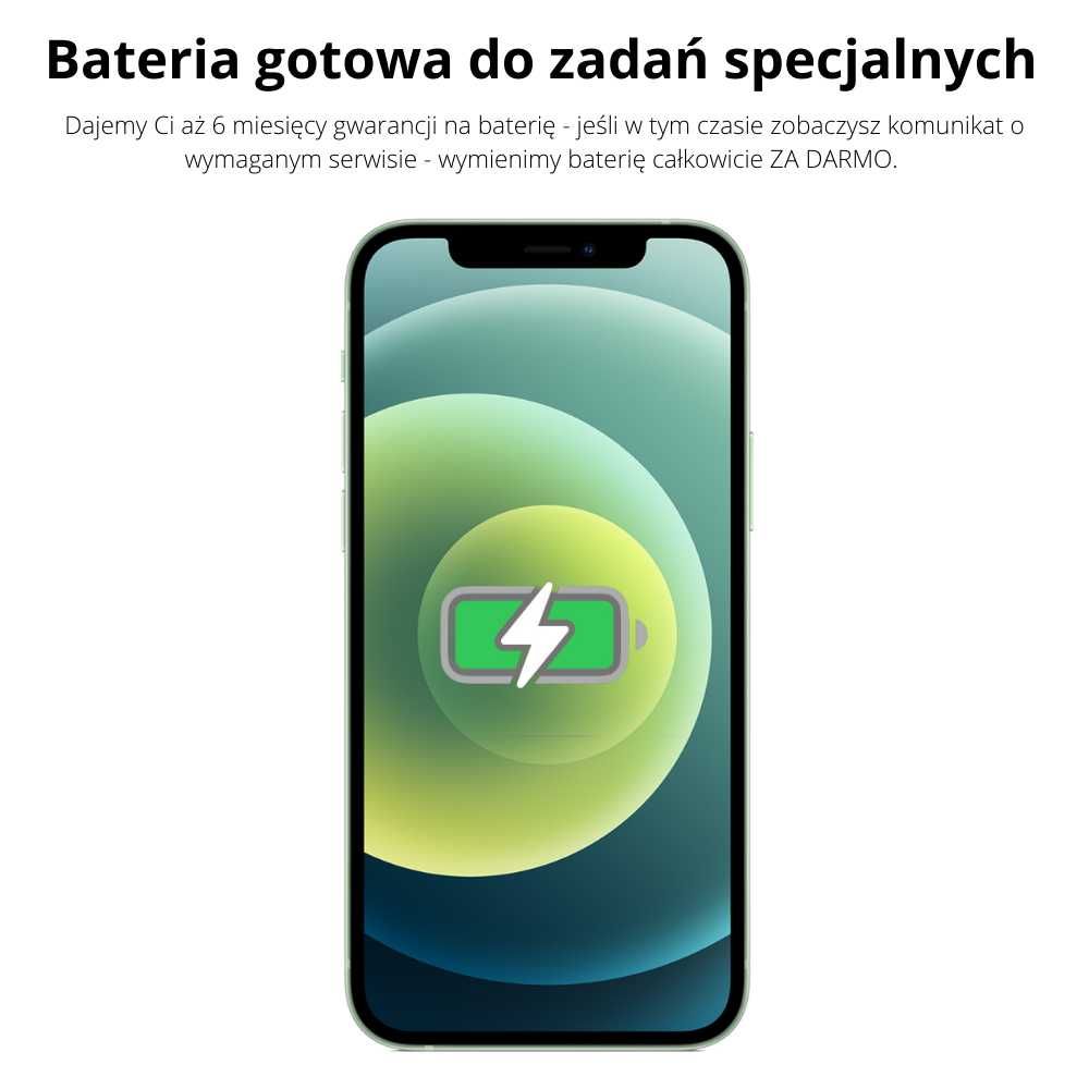 WOW ! iPhone 12 64 GB Black /Gwarancja 24 msc/ Raty 0%