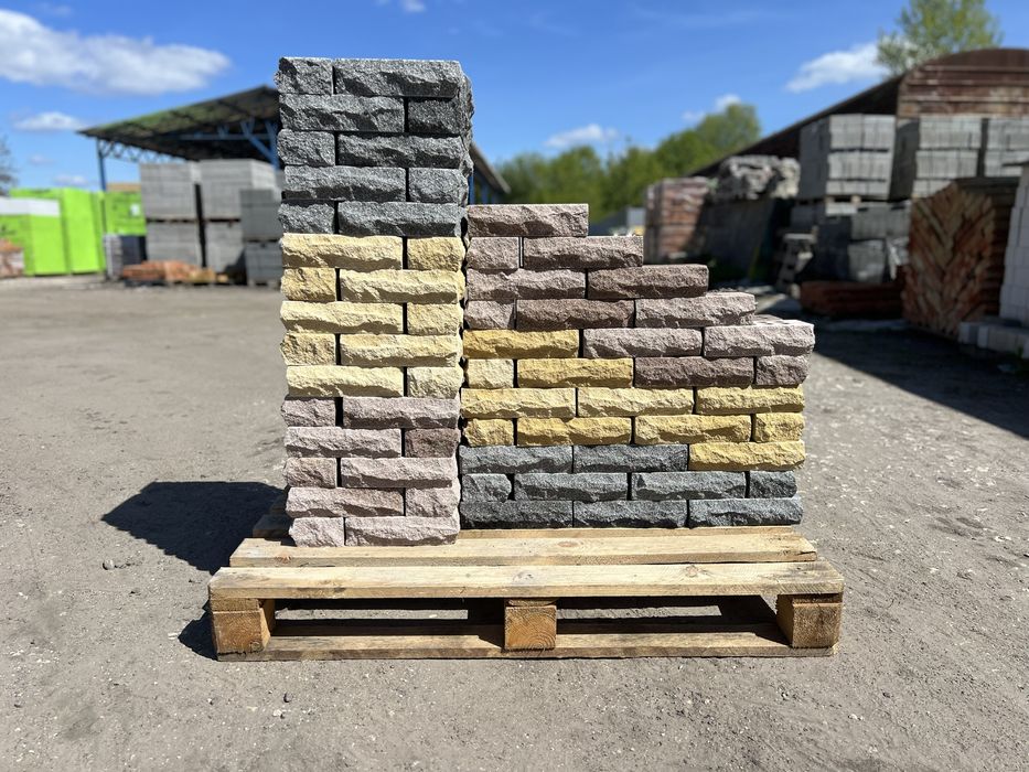 цегла рвана для паркану цегла для стовпчиків