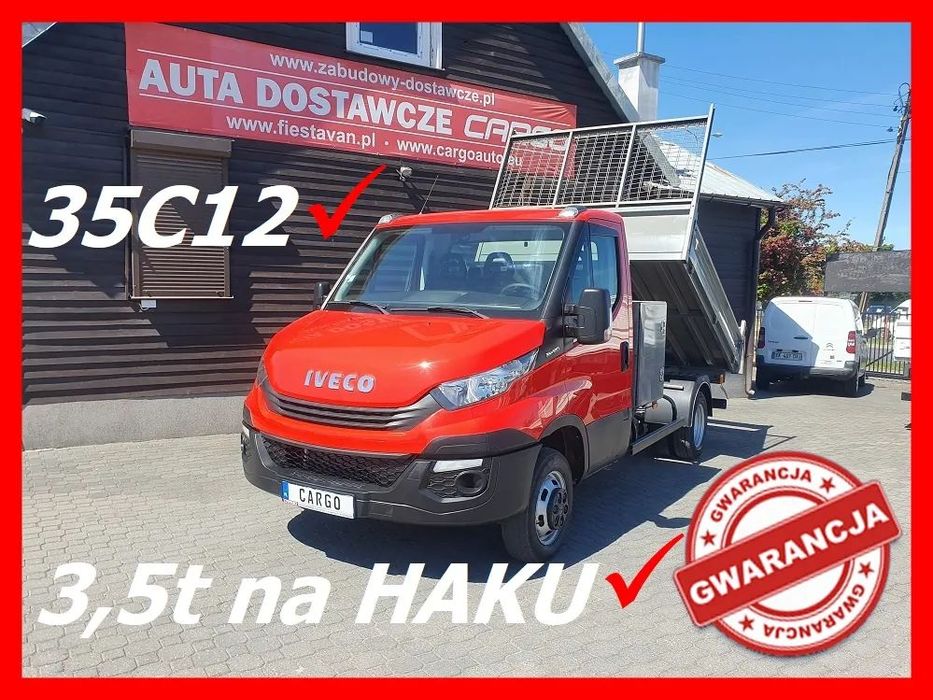 Iveco Daily 35C12  35C12 35C 120KM Bliźniak Wywrotka 3,5t Na HakU!! Klima Tempomat