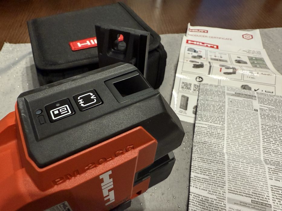 Laser hilti pm 20 cg zielony nowy uchwyt magnetyczny