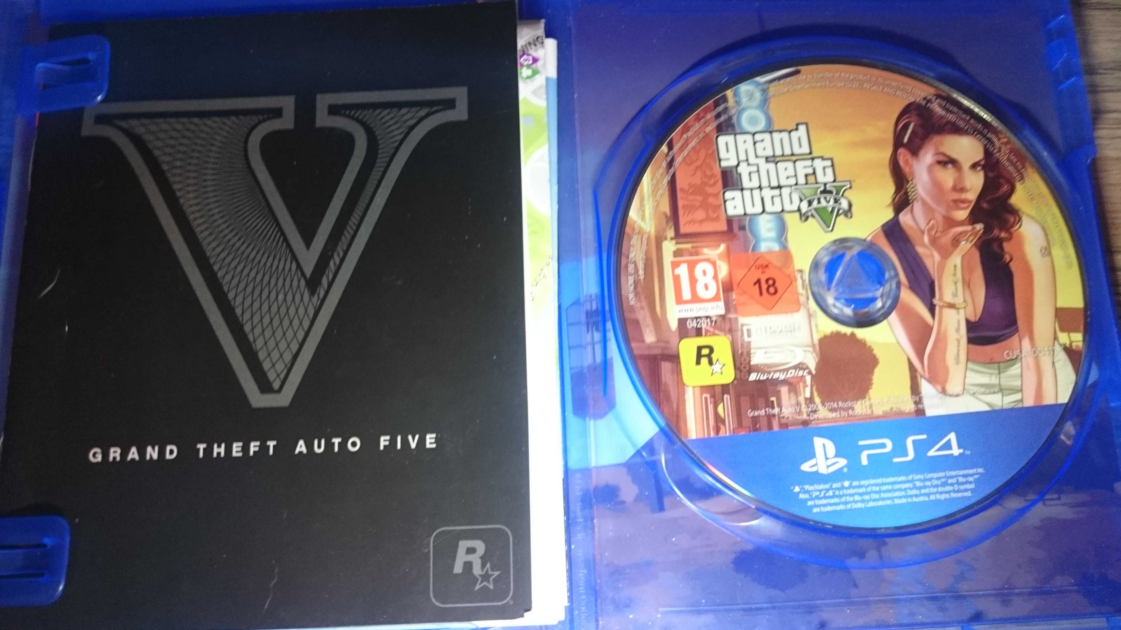 Gra GTA 5 V PS4 polska wersja Sony Playstation 4 spiderman PL