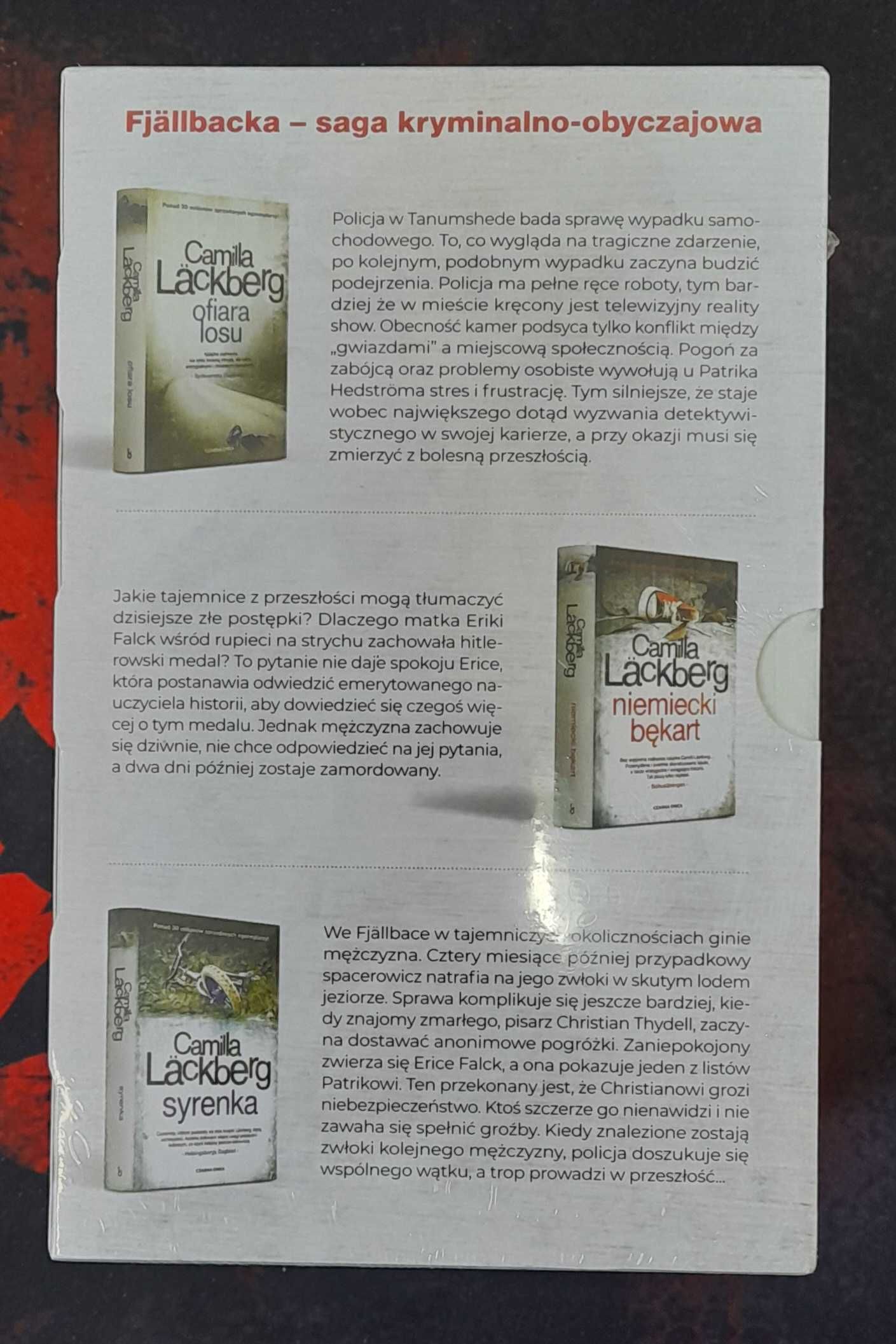 Saga Fjallbacka - Camilla Lackberg pakiet 3 książek, tomy od 4 do 6.