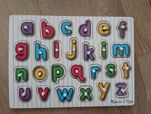 Puzzle drewniane alfabet angielski
