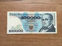 100000 zł 1990  - AE -