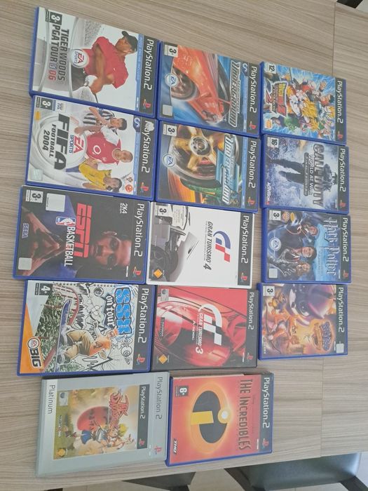 Vendo lote de jogos PS2 desde 2 €