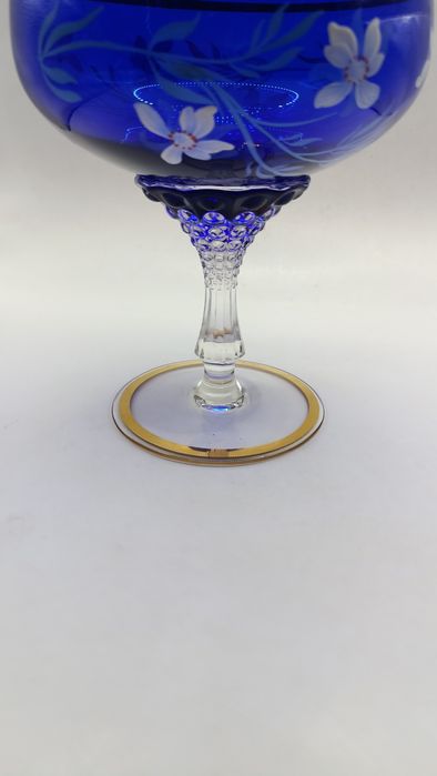 Bombonierka remer kielich ręcznie malowany