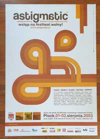 Plakat festiwalu Astigmatic z 2003 r.