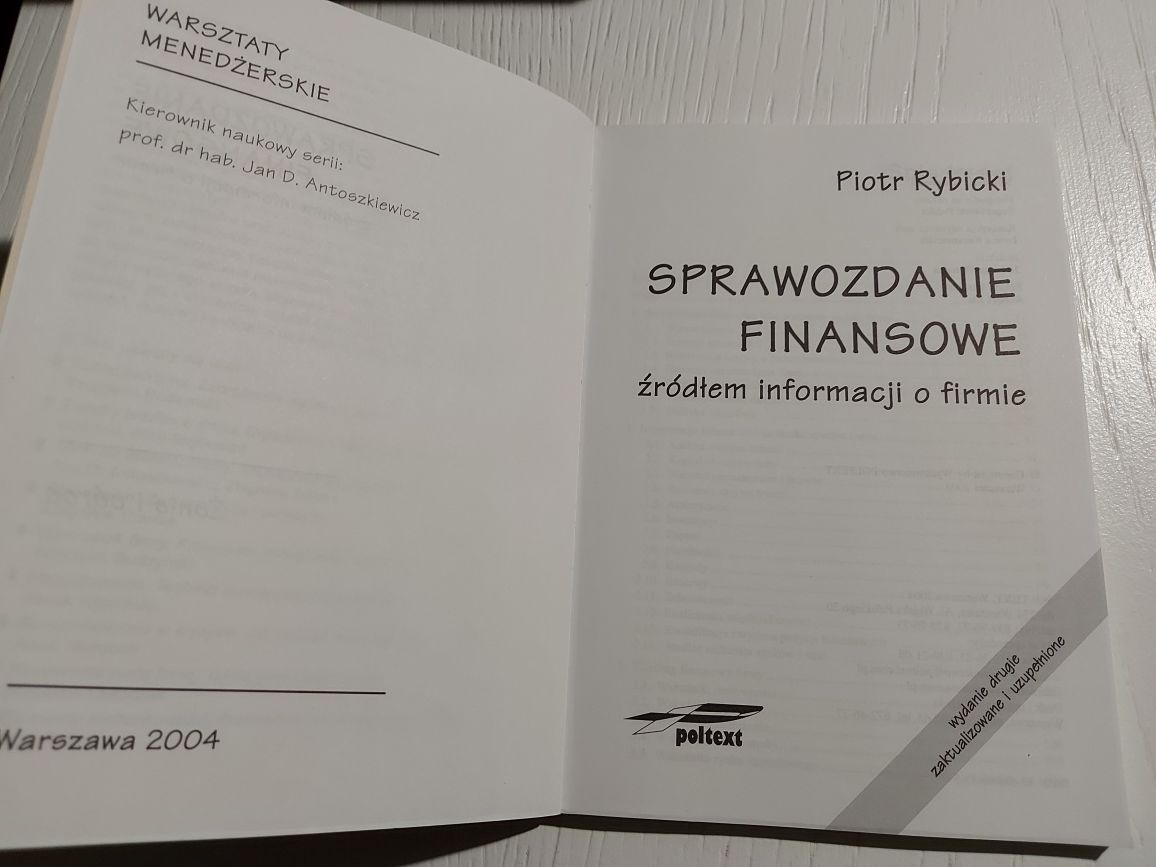 Sprawozdanie finansowe podręcznik