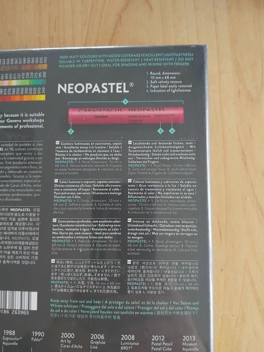 Komplet kredek Caran D Ache NEOPASTEL 96 szt.