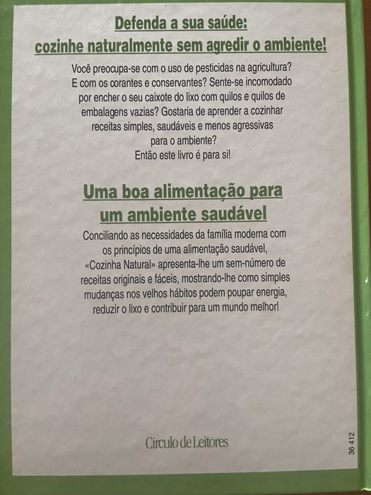 Lote de 2 livros de saúde natural