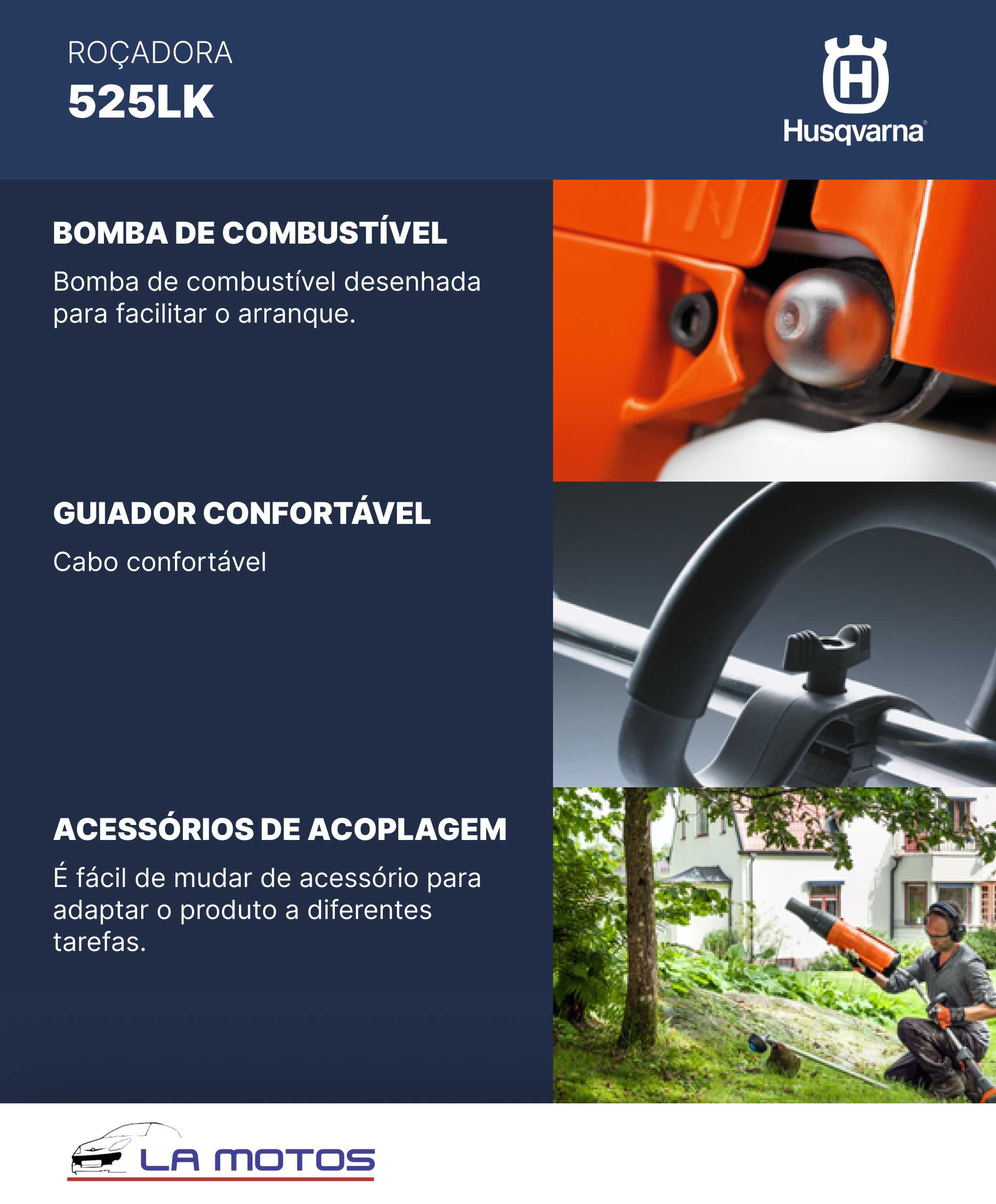Roçadora Husqvarna 525 LK