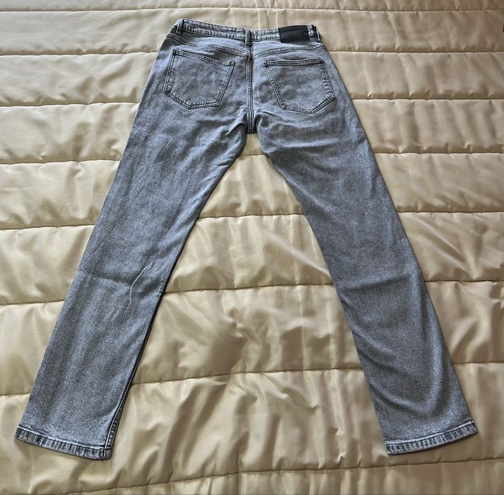 Calças de ganga cinza Pull&Bear Slim - em ótimo estado