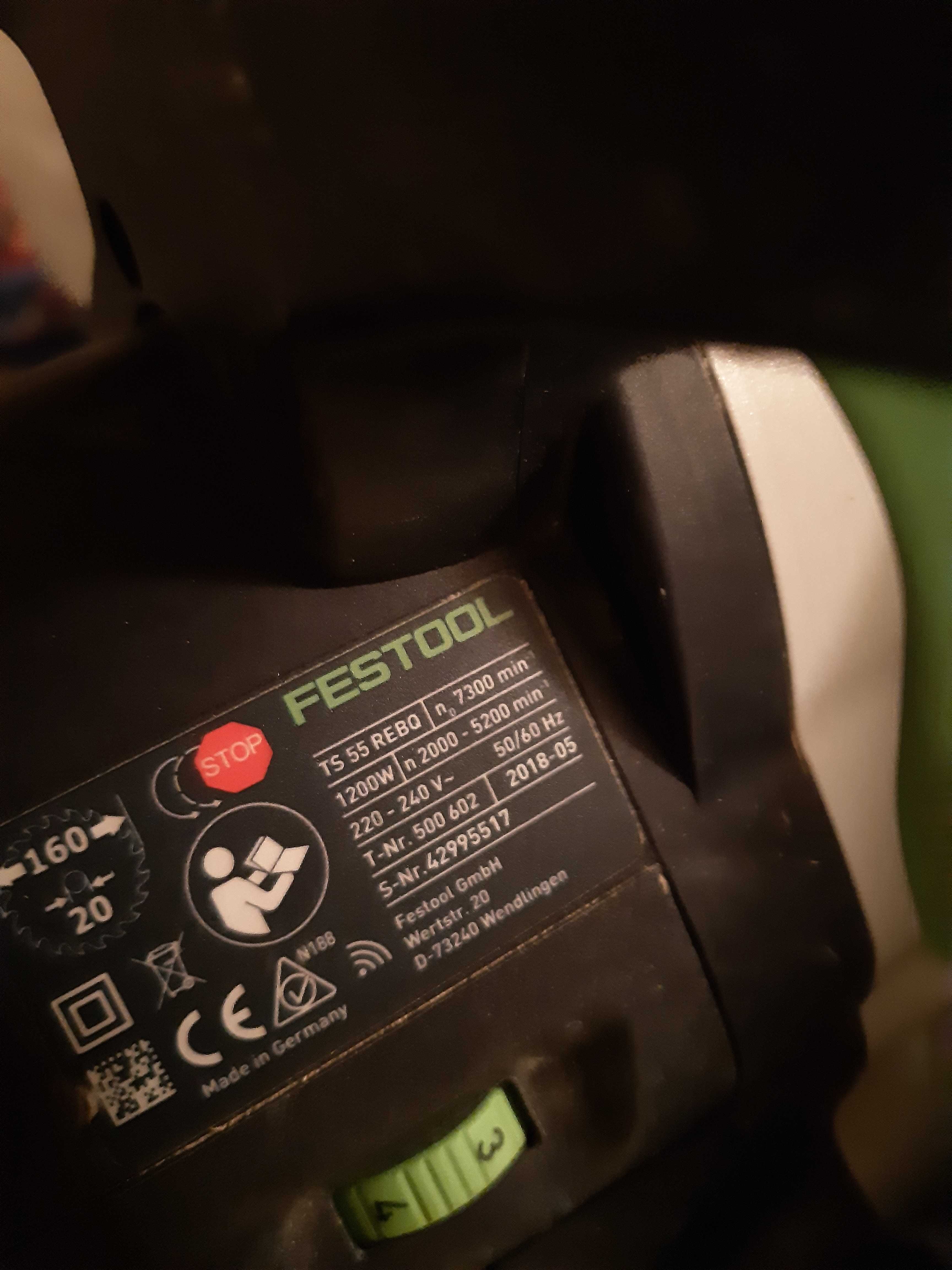 Festool ts55 REBQ piła zagłębiarka