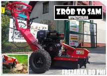 Frezarka do usuwania pni korzeni drzew frez Cedrus FR01 wynajem mocna