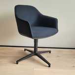 Fotel Vitra Softshell | wygodny granatowy | do biurka biurowy | ikona