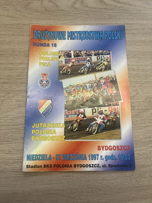 Polonia Bydgoszcz - Polonia Piła 07.09.1997 Program Żużlowy