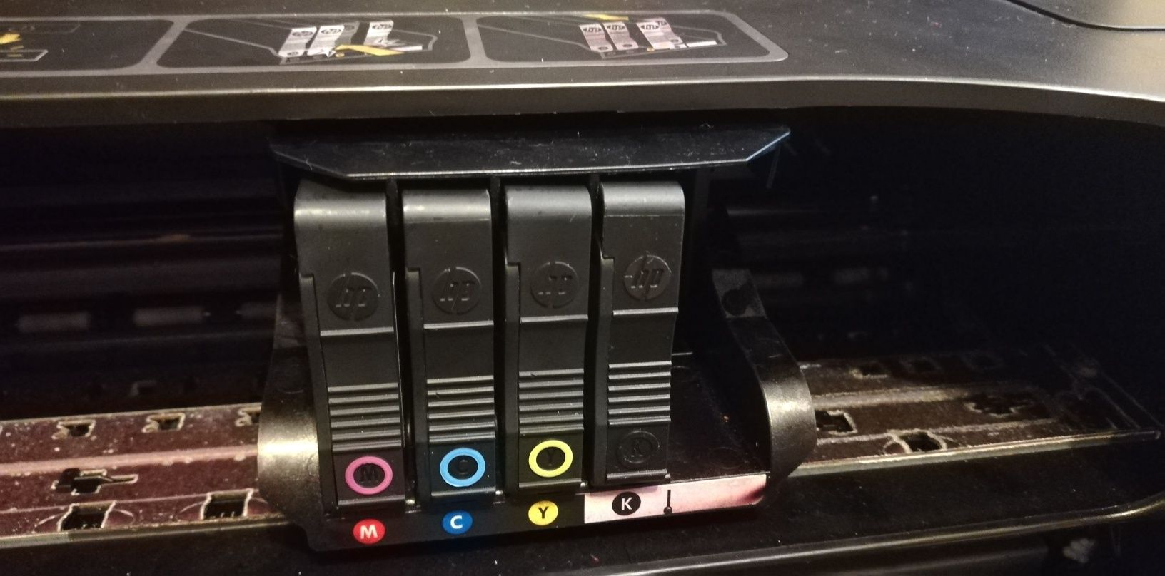 Drukarka HP OfficeJet Pro 7110 + tonery komplet A3 kolor - uszkodzona