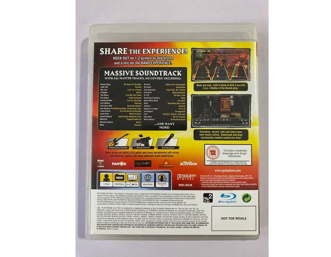 Guitar Hero World Tour (PS3)