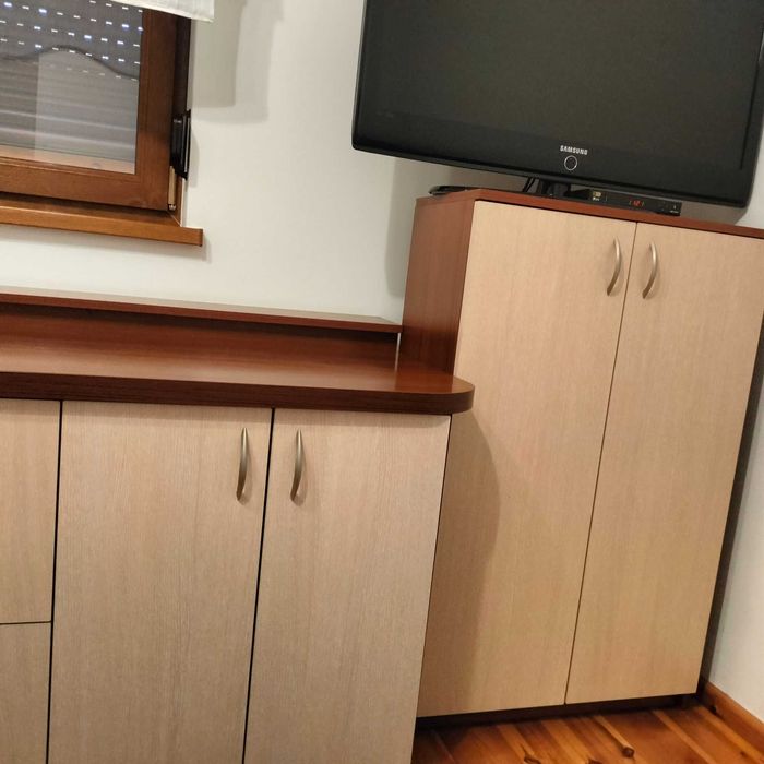 Biurko narożne z komodą