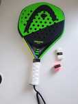 Raquete de padel HEAD GAMMA LTD com hesacore, proteção e overgrip