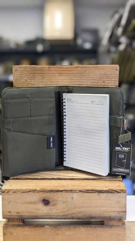 Блокнот Mil-Tec у захисному чохлі (два розміри)