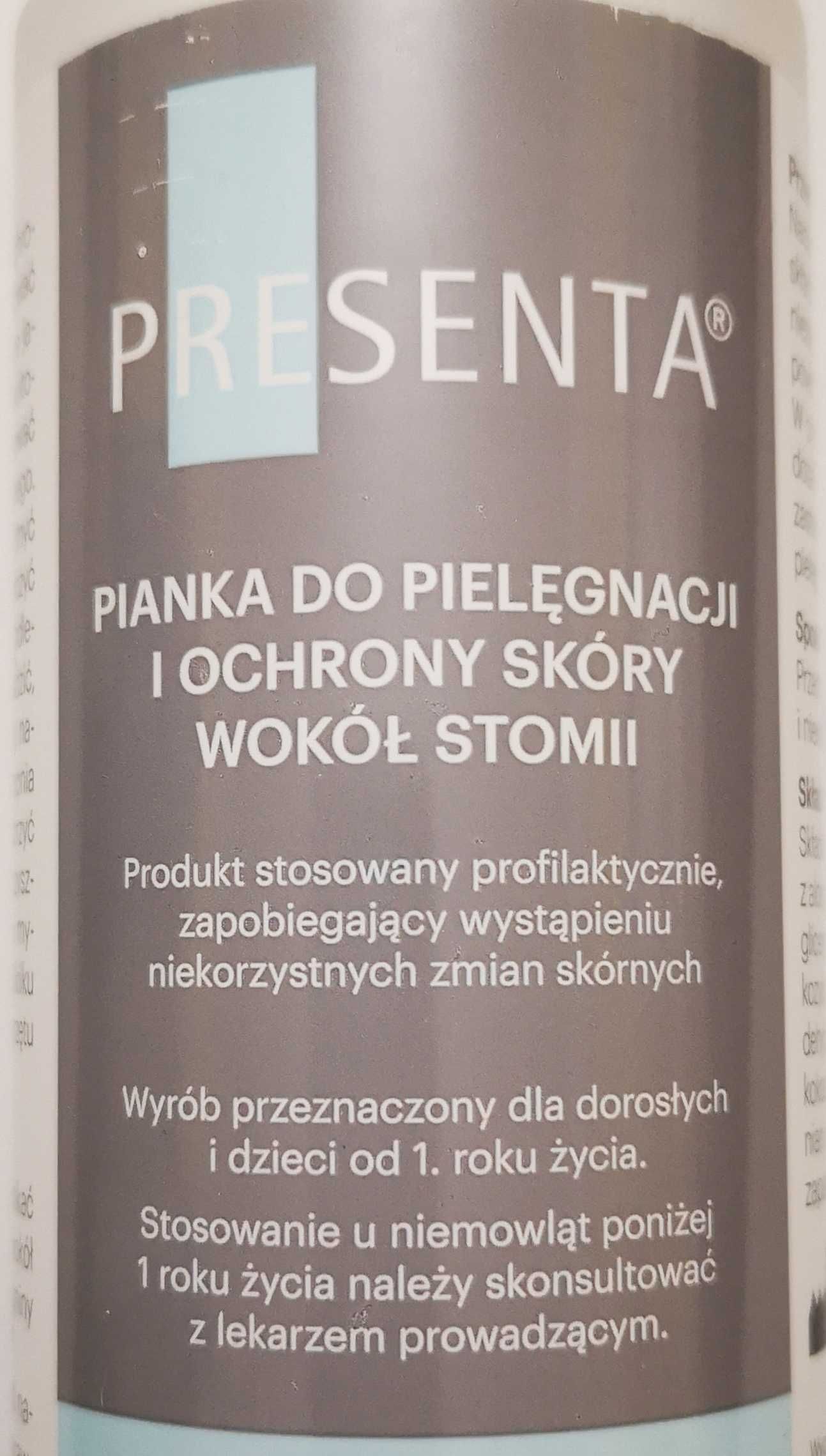 PRESENTA® Pianka do pielęgnacji i ochrony skóry wokół stomii 2 szt.