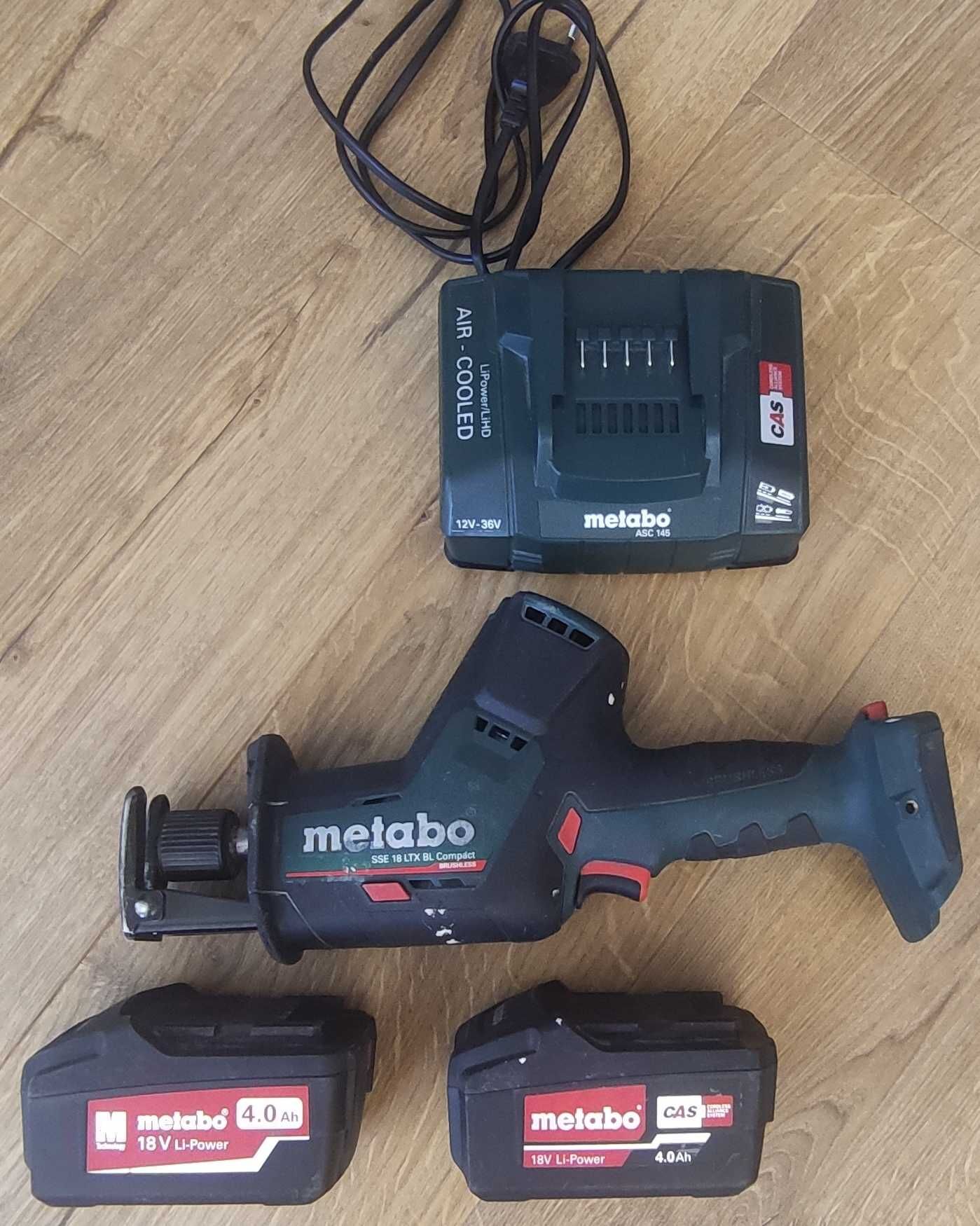 Piła Szablasta Metabo SSE 18 LTX BL Zestaw 2xaku + Ładowarka + Walizka