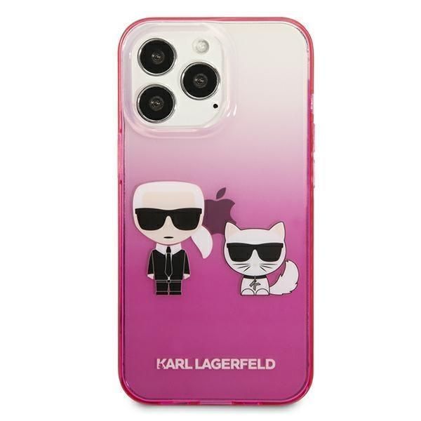 Etui na Telefon Karl Lagerfeld Pink Gradient dla iPhone 13 Pro / 13