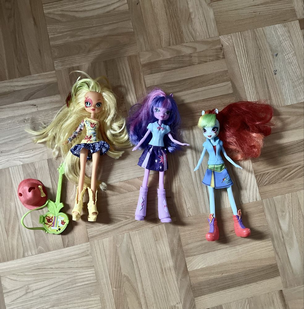 Lalki z serii Equestria girl 3 sztuki