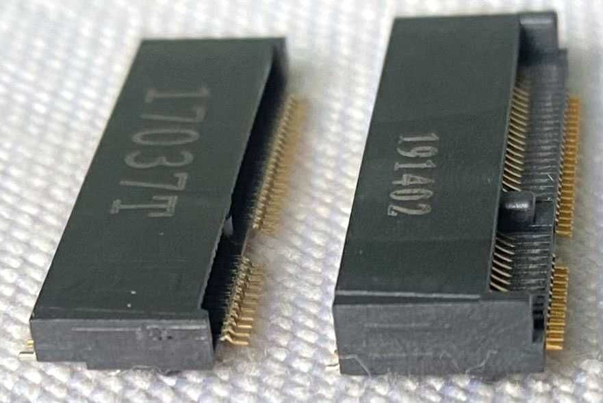 Монтажный Разъем M.2 NGFF 67 pin E-Key 11+12 для SSD карт M2 Коннектор