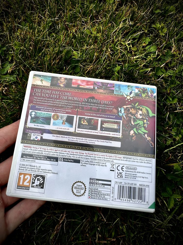 Zelda majora Majora's mask 3d 3ds i call of duty modern warfare 3 DS