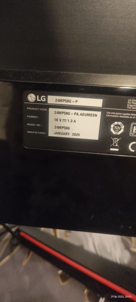 Monitor LG 24MP59G-P