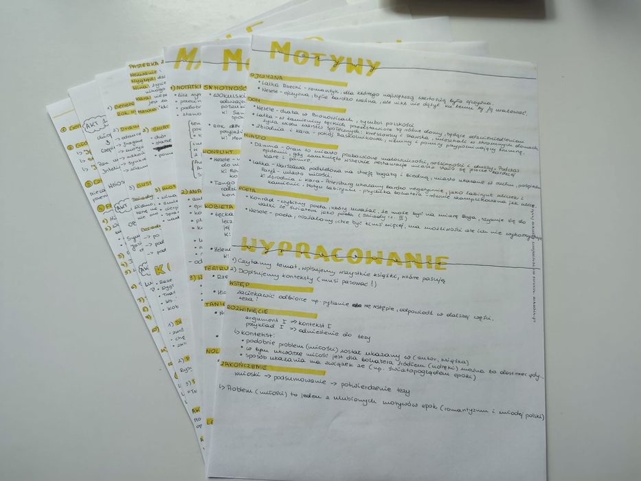 Notatki j.polski do matury