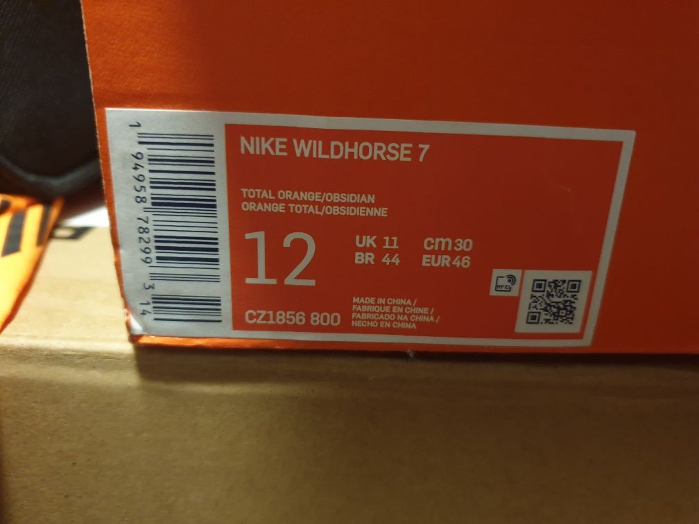 Buty NIKE Wildhorse 7 Rozmiar  46 - Nowe !!!