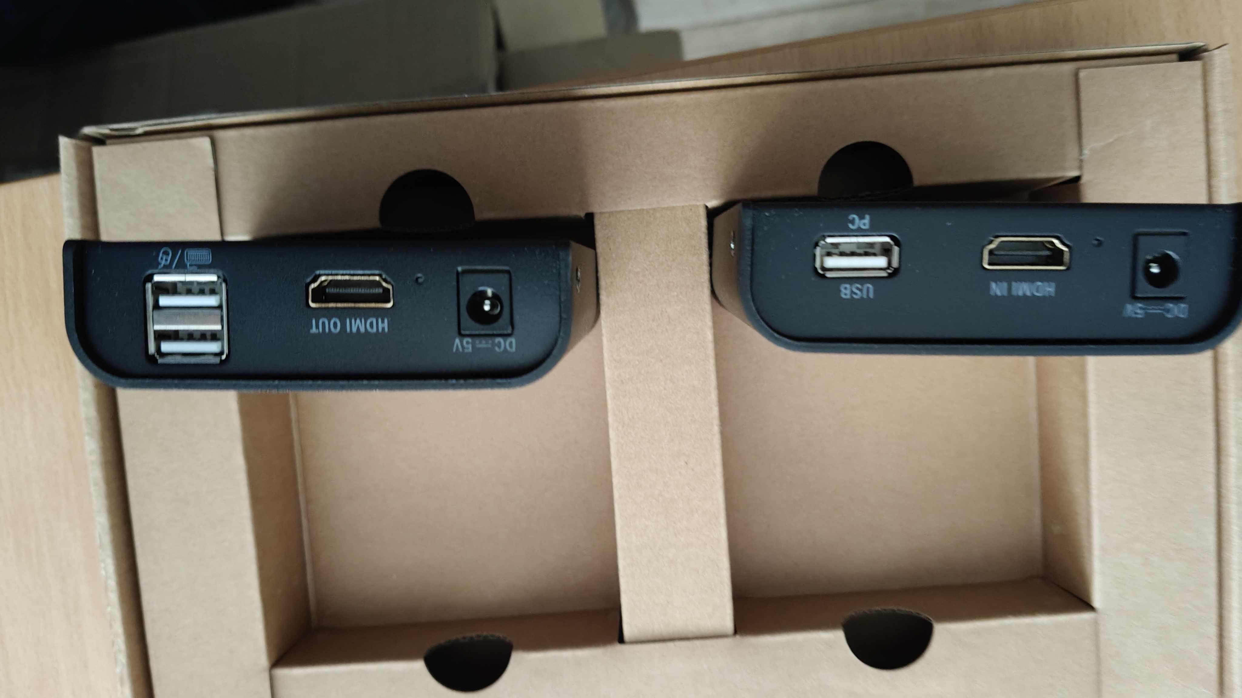 Подовжувач HDMI Full HD KVM через IP 120 м Digitus DS-55202