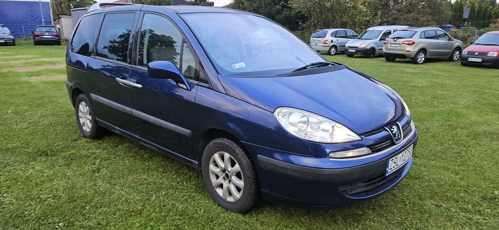 Peugeot 807 Skóra el.drzwi boczne klimatronik xenon Hak Długie Opłaty