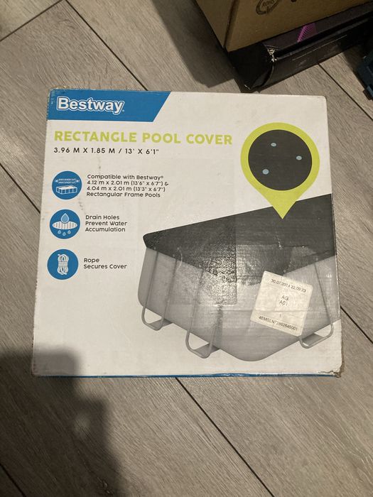 Pokrywa na basen Bestway 3.96 m x 1.85 m – NOWA, oryginał
