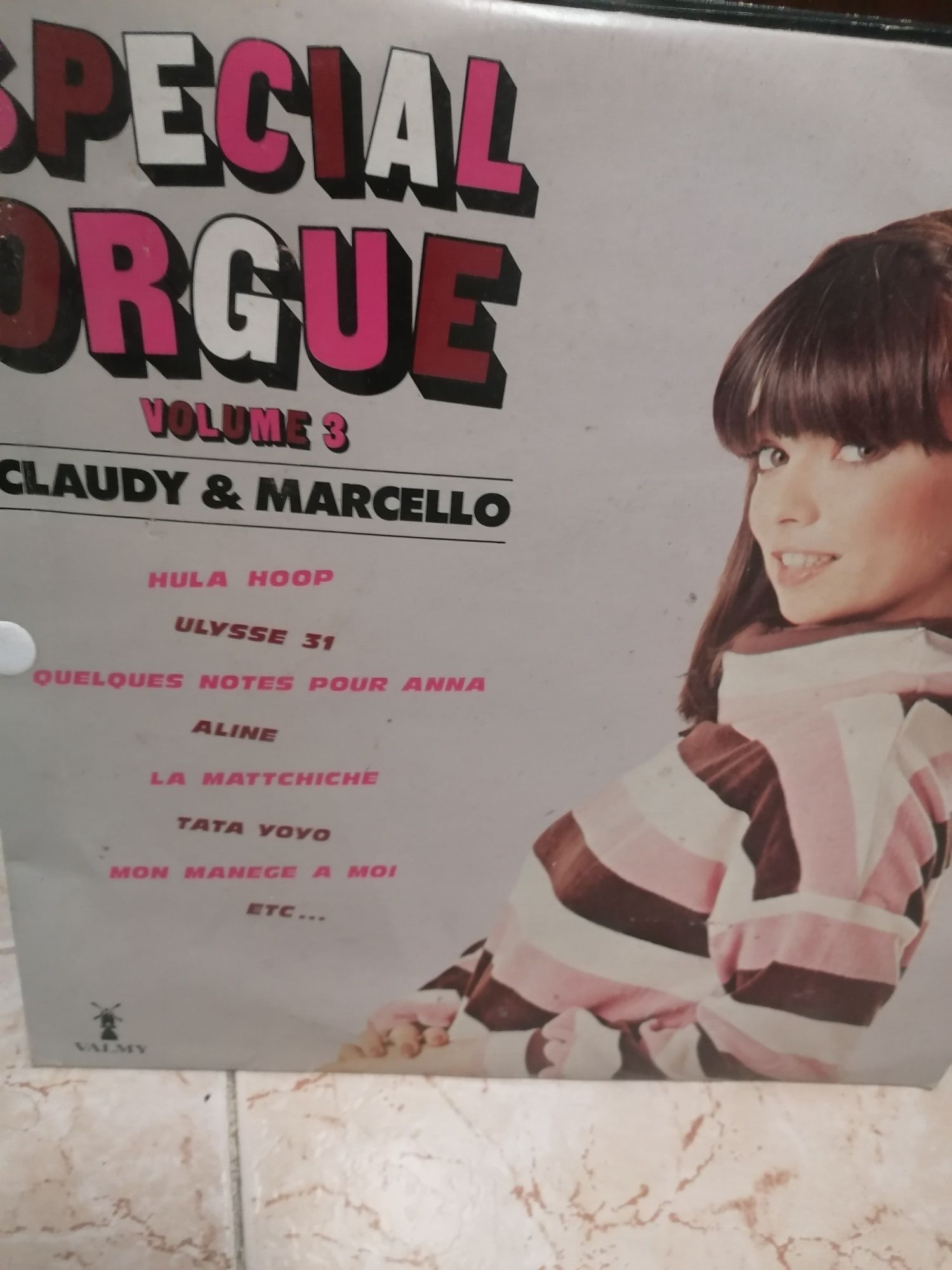 Disco vinil special orgue volume 3 claudy e Marcello