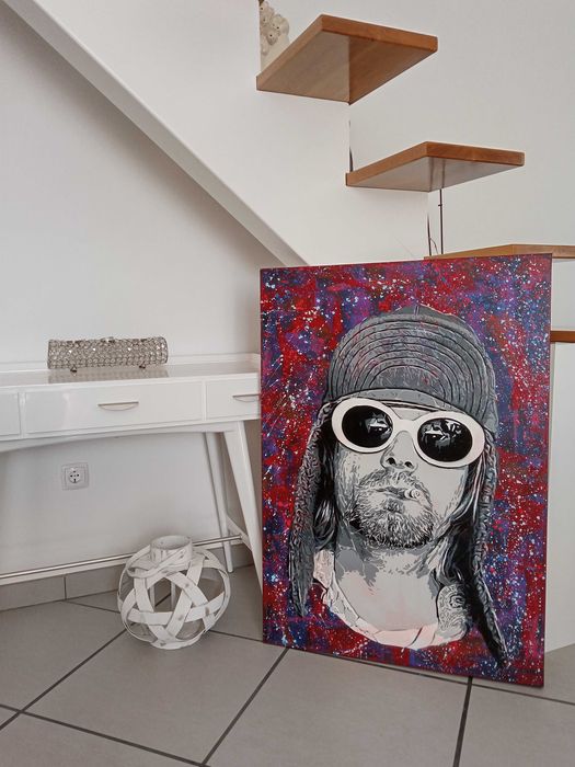 Chris Cornell Pintura original em tela