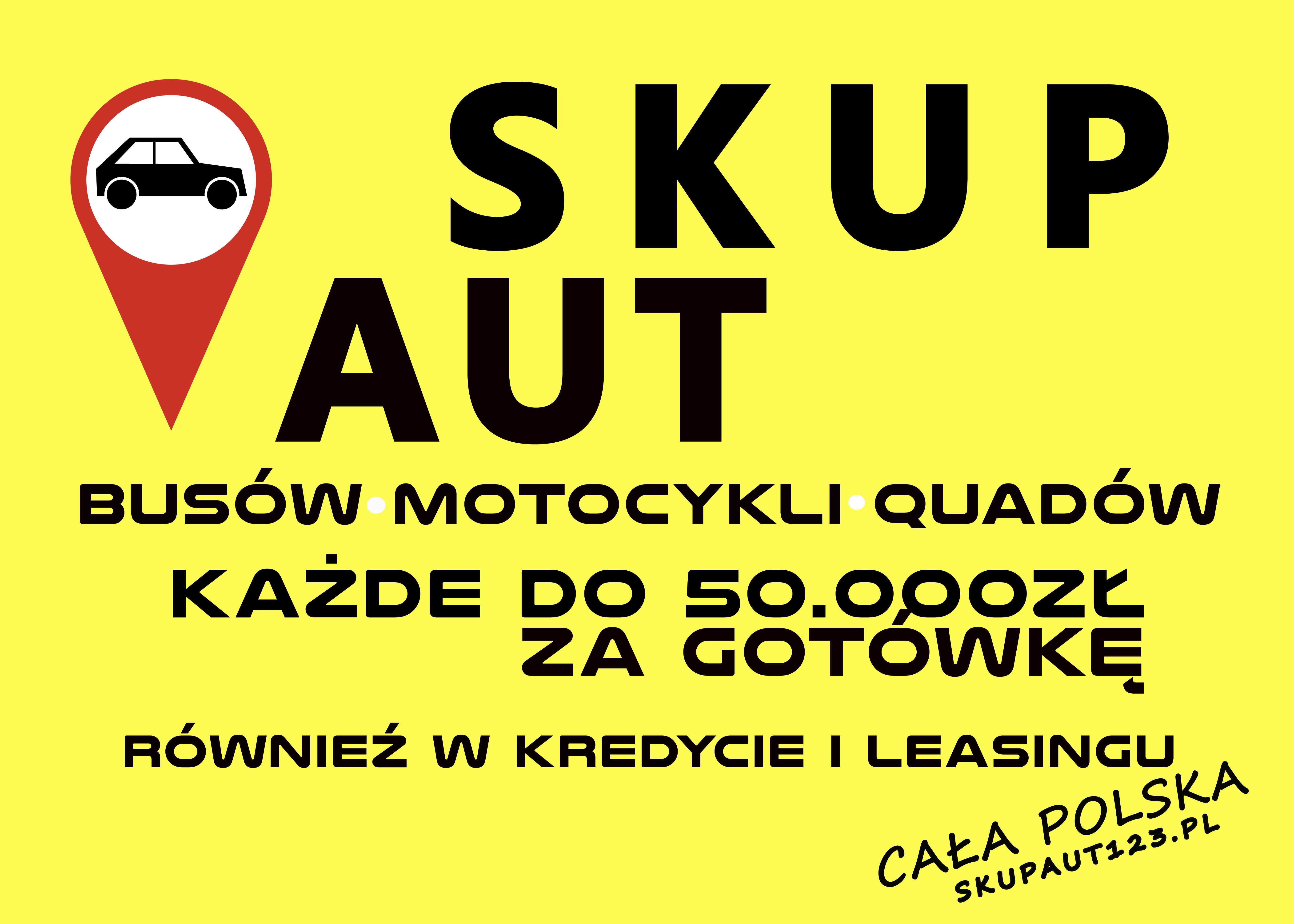 SKUP AUT GOTÓWKA Turek Dobra Uniejów Malanów Witonia BUSÓW Motocykli