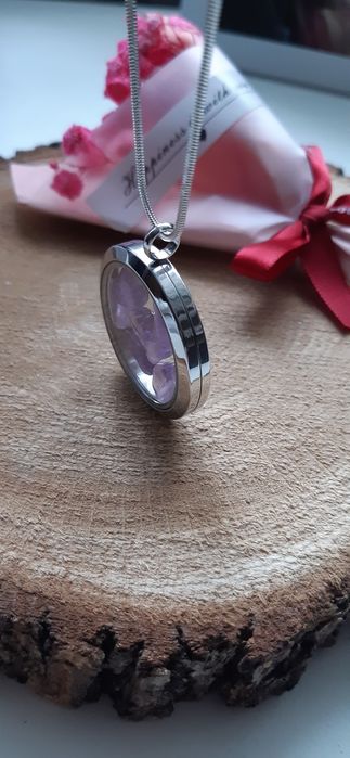 Sekretnik, wisior z Ametystem