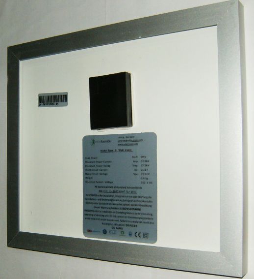 Módulo Solar Monocristalino 5 Watts