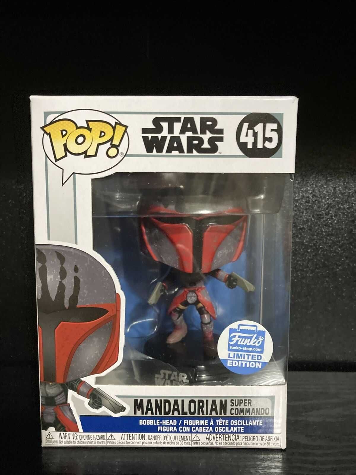 Star Wars 415 Mandalorian Super Comando Limited Edition - Funko Pop!