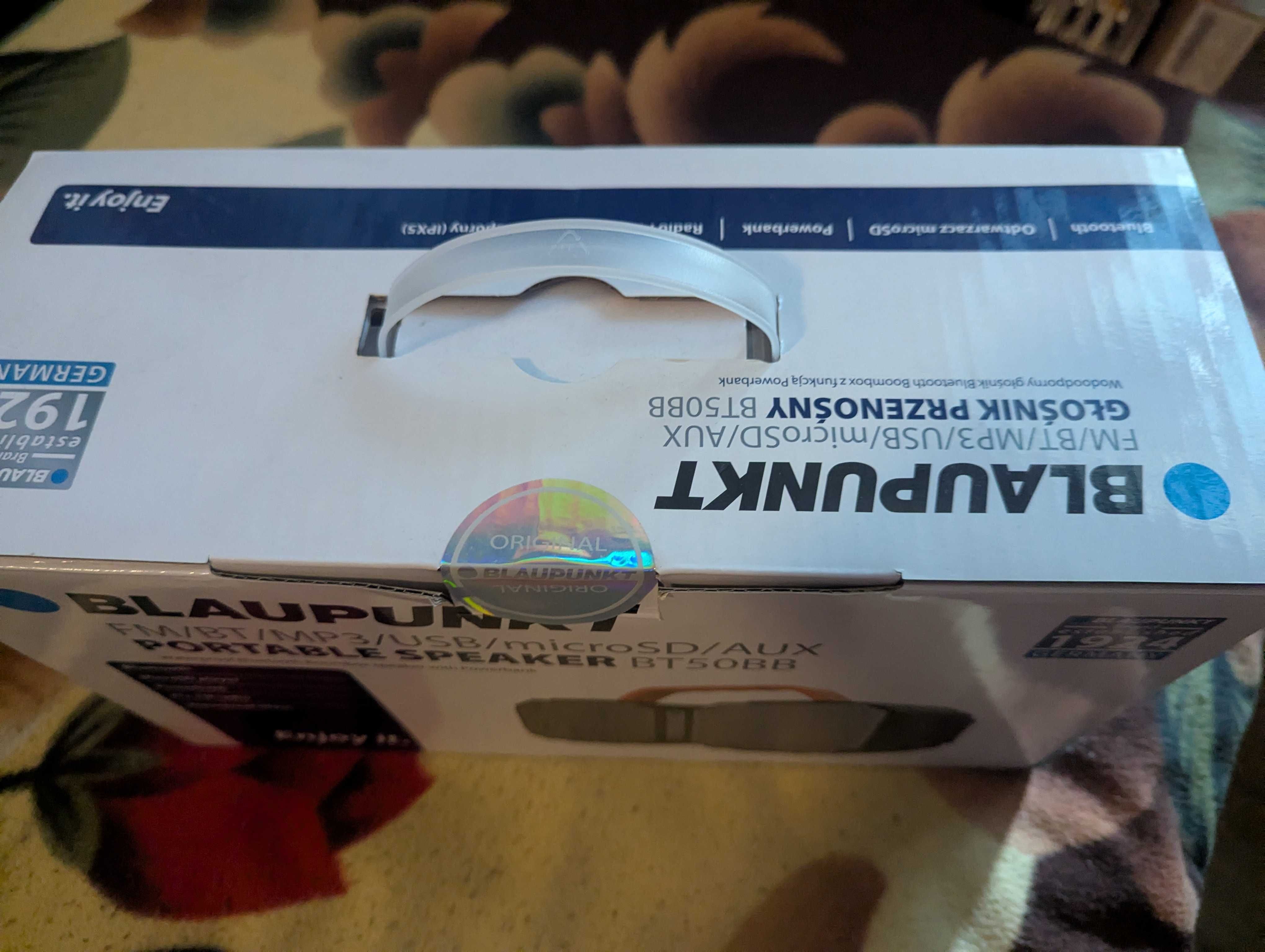 Głośnik bluetooth Blaupunkt bardzo głośno gra wysokie basy wysokie ton