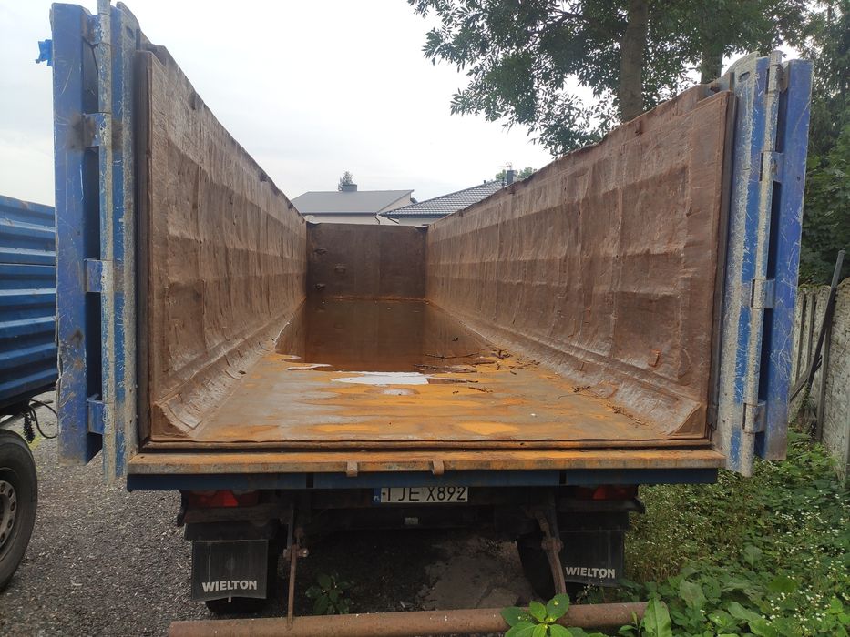 Naczepa wielton wywrotka do zlomu gruzu stalowa