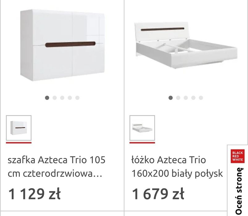 Meble sypialniane zestaw