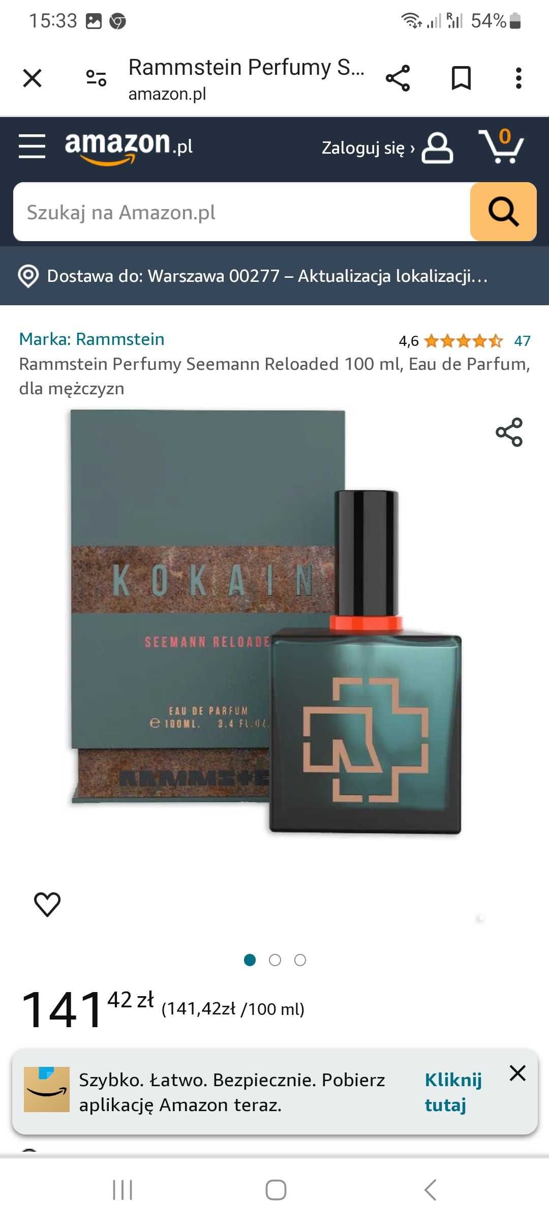 Rammstein Perfumy Seemann Reloaded 100 ml, Eau de Parfum, dla mężczyzn