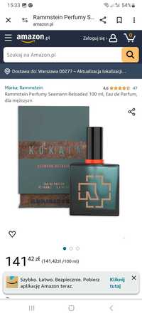 Rammstein Perfumy Seemann Reloaded 100 ml, Eau de Parfum, dla mężczyzn