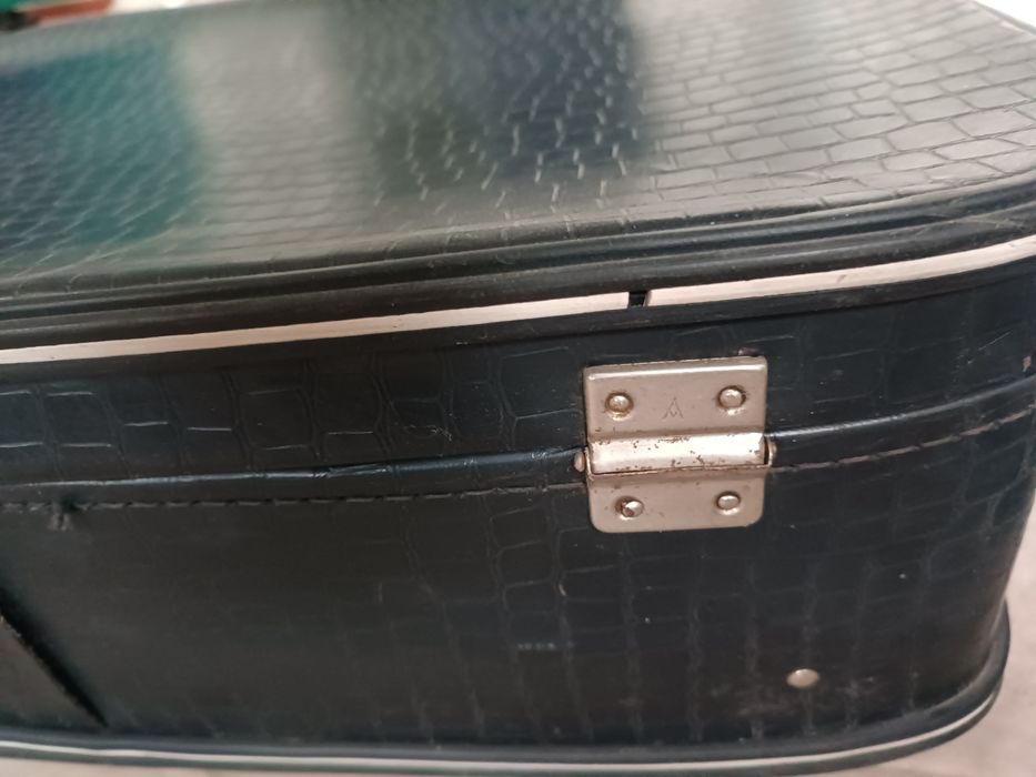 Ретро Винтаж Чемодан  кожаный Мос